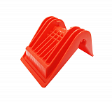 Уголок защитный 120х85х120 мм лента до 50 мм пластик красный